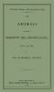 [Gutenberg 49477] • The Great Victory—Its Cost and Its Value / Address delivered at Chestnut Hill, Pennsylvania, July 4th, 1865